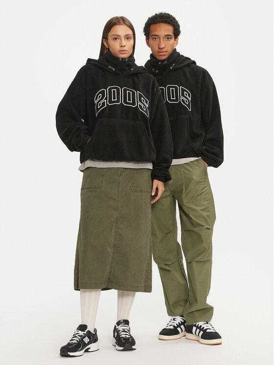 2005 2005 Majica dugih rukava Arc Crna Oversize