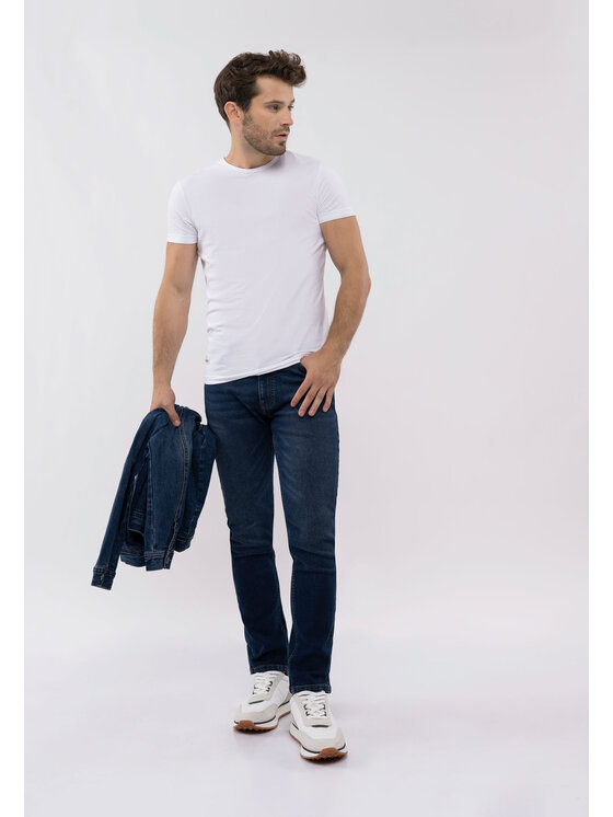 Volcano Volcano Jeansy D-DEXTER 50 Niebieski Slim Fit