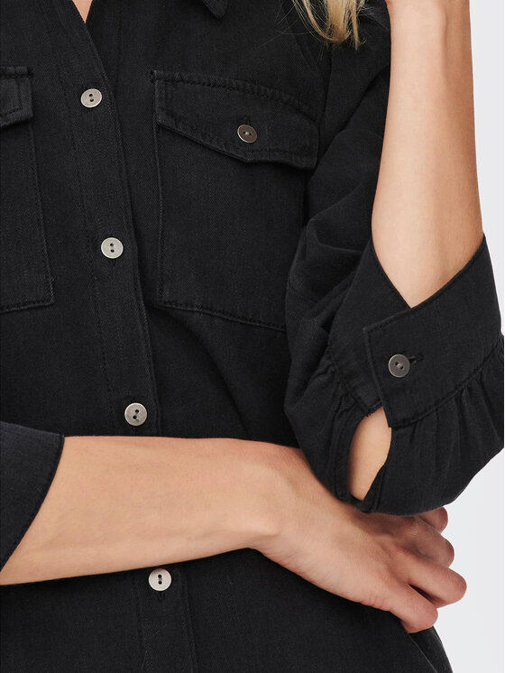 ONLY ONLY Jeans haljina Felica 15227104 Crna Regular Fit