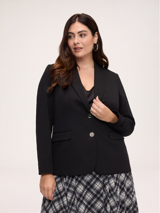 Fiorella Rubino Fiorella Rubino Giacca da abito Q012T000250N033 Nero Slim Fit