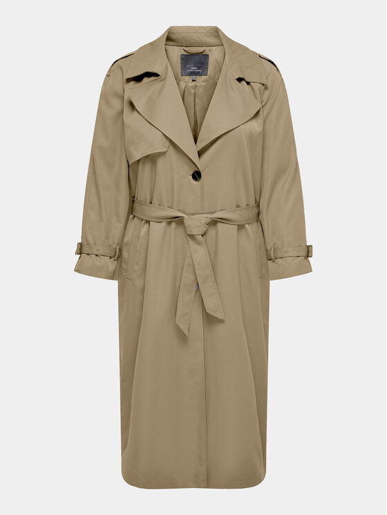 ONLY Carmakoma ONLY Carmakoma Тренч Chloe 15310056 Бежов Regular Fit