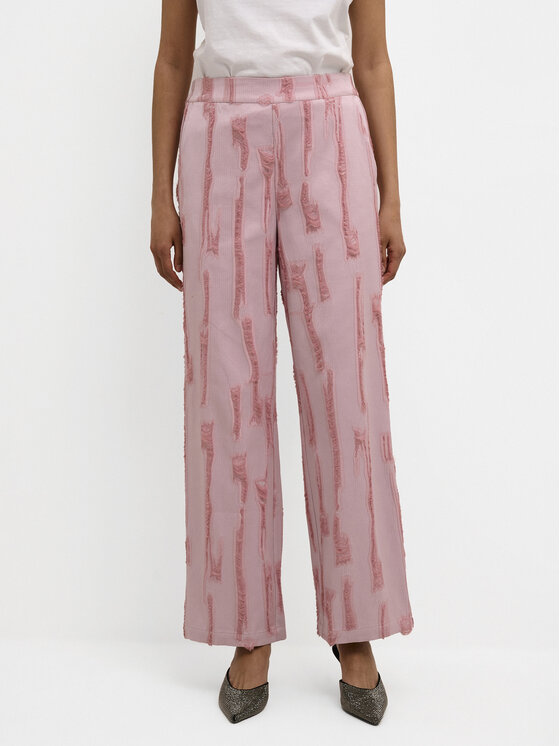 Karen by Simonsen Karen by Simonsen Παντελόνι υφασμάτινο Masha 10104778 Ροζ Relaxed Fit