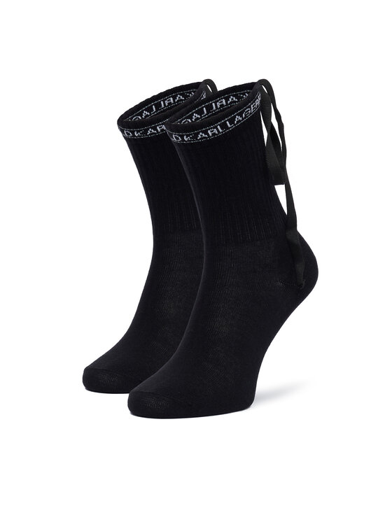 KARL LAGERFELD KARL LAGERFELD Calzini lunghi B3W47037 Nero