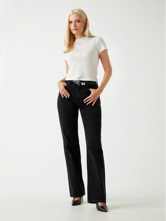 Guess Guess Megztinis 178743 Balta Classic Fit