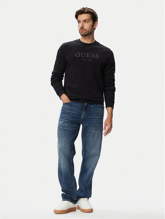 Guess Guess Felpa M6YQ08 K4242 Nero Slim Fit