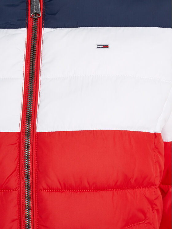 Tommy Jeans Tommy Jeans Zimní bunda Colorblock DW0DW17257 Barevná Slim Fit