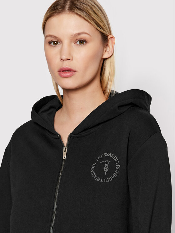 Trussardi Trussardi Pulóver 56F00193 Fekete Regular Fit