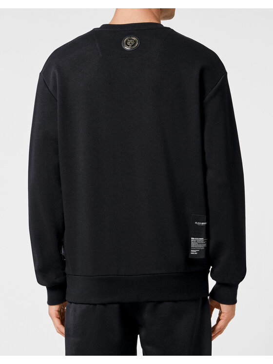 Plein Sport Plein Sport Longsleeve 473 Czarny Regular Fit