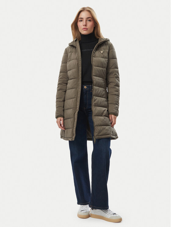 Guess Guess Talvejope V4YL05 WF3X0 Khakivärviline Regular Fit