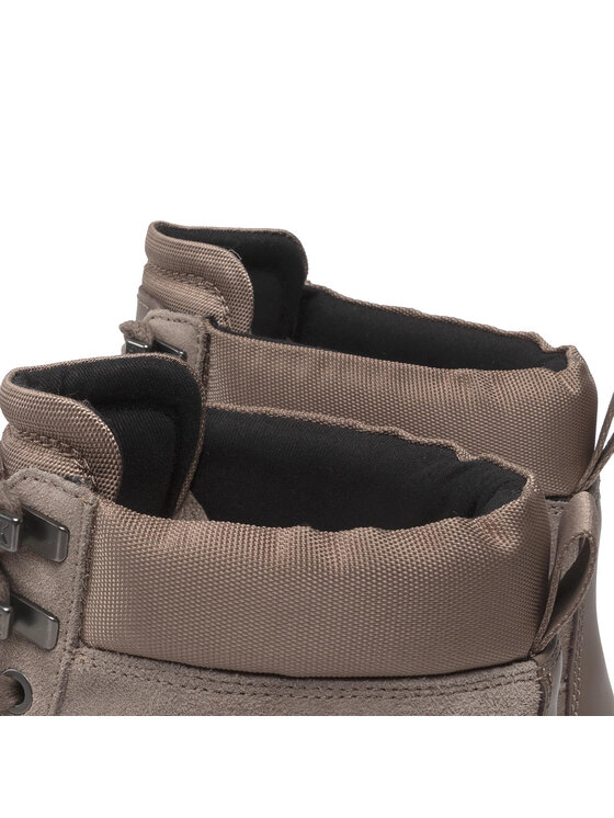 calvin klein lug mid lace up boot