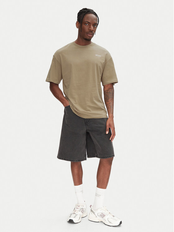 Jack & Jones Jack & Jones Tričko Ames 12268471 Béžová Relaxed Fit