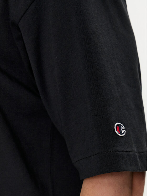 Champion Champion Футболка 219855 Чорний Custom Fit