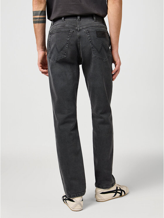 Wrangler Wrangler Jeansy TEXAS SLIM Czarny Regular Fit