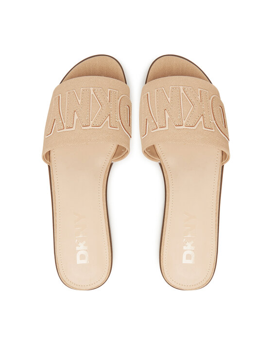 DKNY DKNY Klapki Willow K1500528 Beżowy