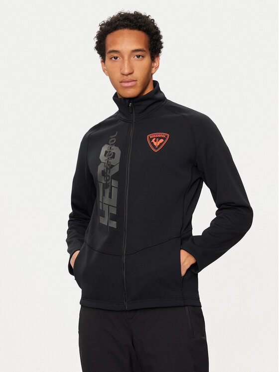Rossignol Funkčná mikina Hero Classique RLNML13 Čierna Regular Fit