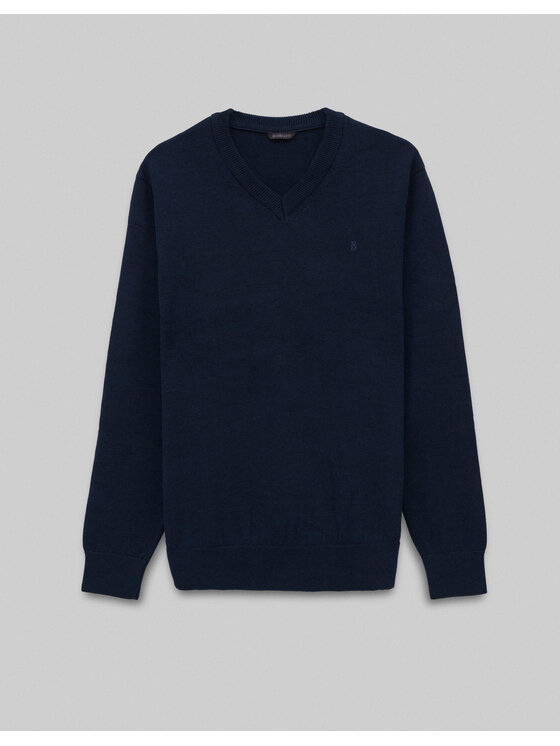 Borgio Borgio Sweter tiriolo_n1 Niebieski Regular Fit