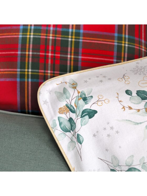 Roseberry Home Roseberry Home Poszewka dekoracyjna Very Jolly Christmas Zielony