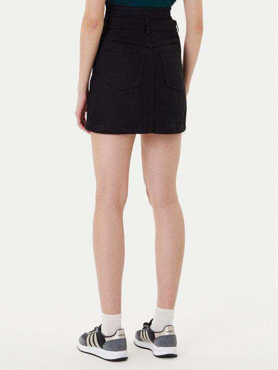 adidas adidas Дънкова пола Firebird Utility JX7593 Черен Regular Fit