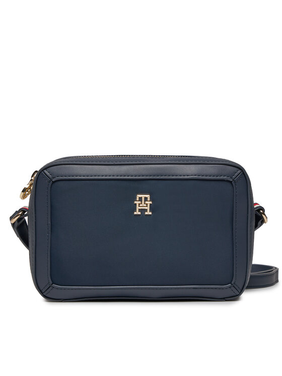 Geantă Tommy Hilfiger Th Essential S Crossover AW0AW15716 Bleumarin
