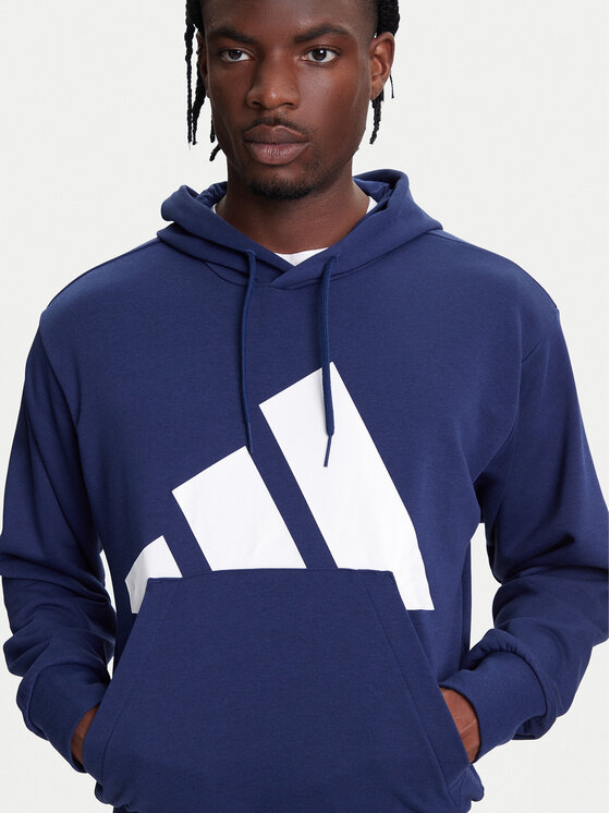 adidas adidas Mikina Essentials Big Logo JE8890 Tmavomodrá Regular Fit