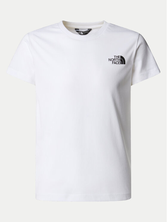 The North Face The North Face Marškinėliai Redbox NF0A89VT Balta Regular Fit