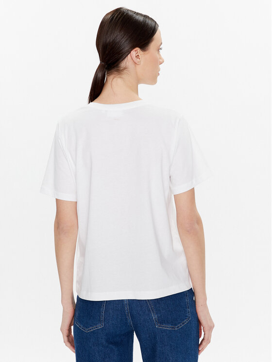 Calvin Klein Calvin Klein Tricou K20K205410 Alb Regular Fit