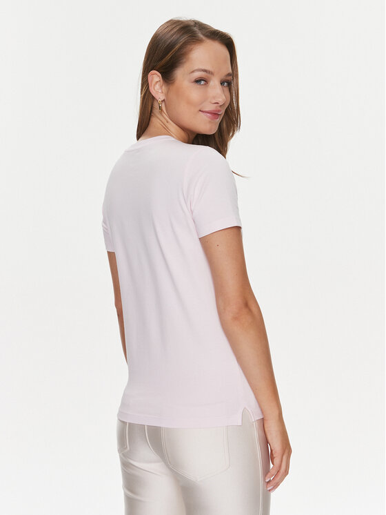 Guess Guess Tričko W4RI69 J1314 Ružová Regular Fit
