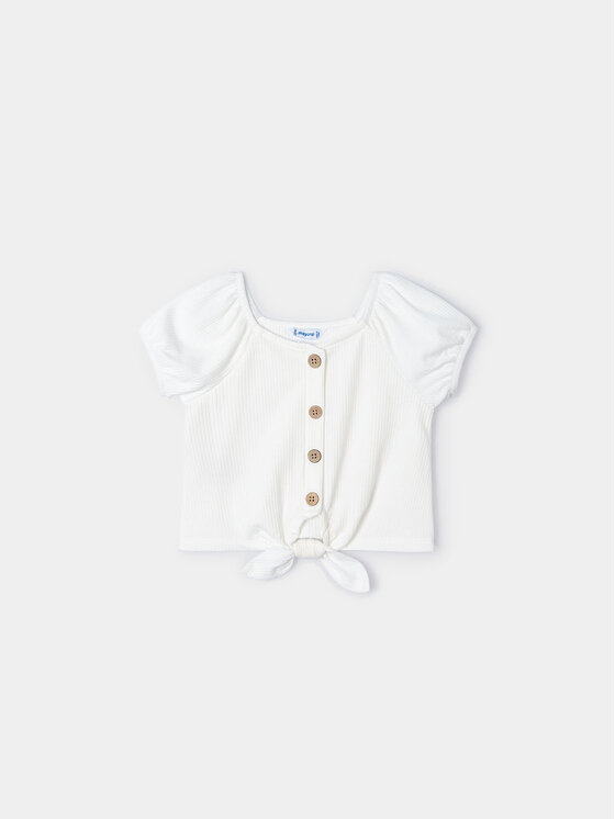 Mayoral Mayoral Majica 3086 Écru Slim Fit