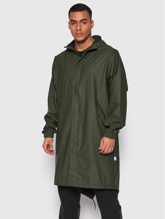Rains Rains Esőkabát Unisex 18140 Zöld Regular Fit