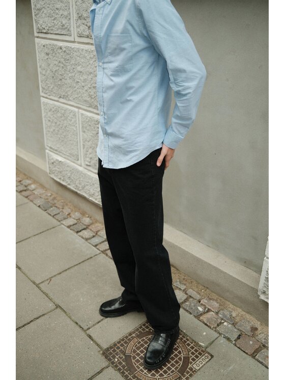 TeeShoppen TeeShoppen Jeansy 'Basic Collection' Czarny Loose Fit