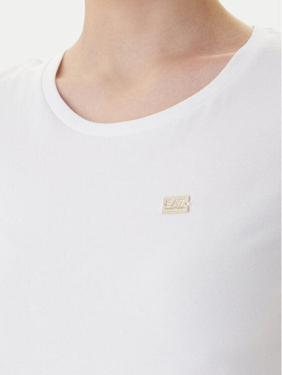 EA7 Emporio Armani EA7 Emporio Armani T-shirt 7W001045 AF10373 U0002 Bianco Slim Fit