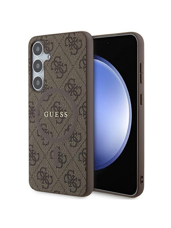 Etui na telefon Guess, Brązowe, S24 Plus