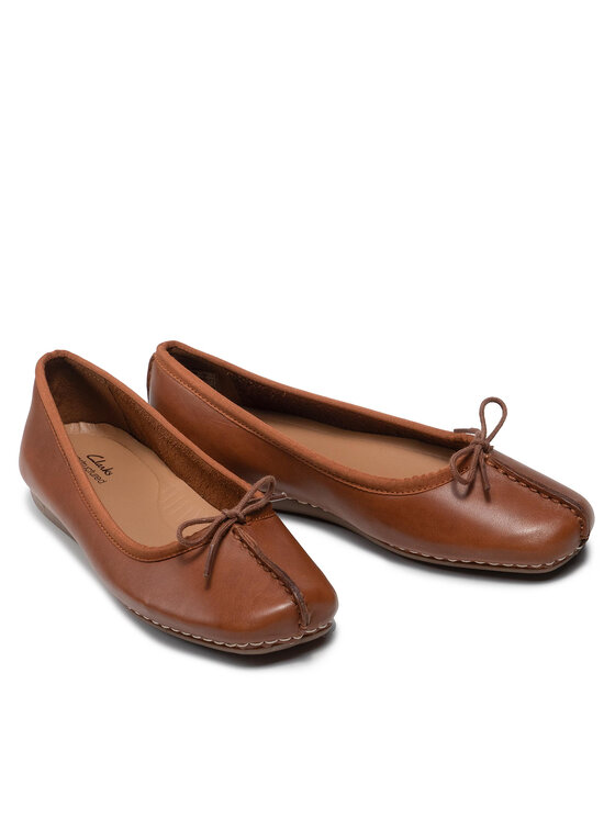 Clarks Clarks Baleriny Freckle Ice 203529304 Brązowy