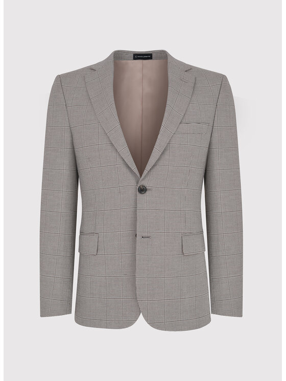Pako Lorente Pako Lorente Marynarka P24SF-3G-018 Brązowy Slim Fit