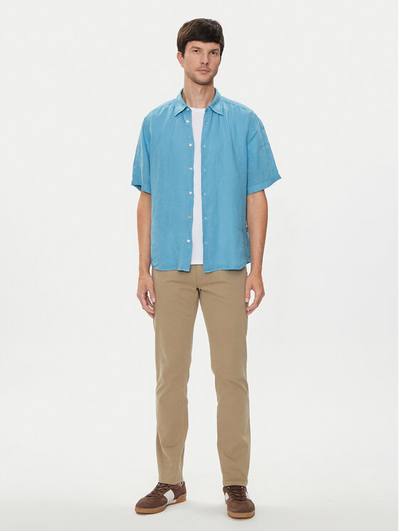 BOSS Boss Cămașă Rash_2 50489345 Albastru Regular Fit