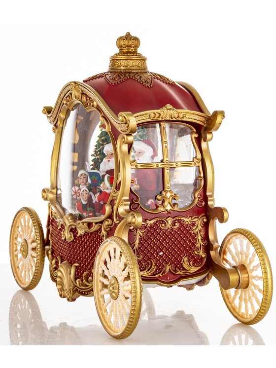 MIAhome MIAhome Figurka karoca LED z pozytywką CURRUS Złoty