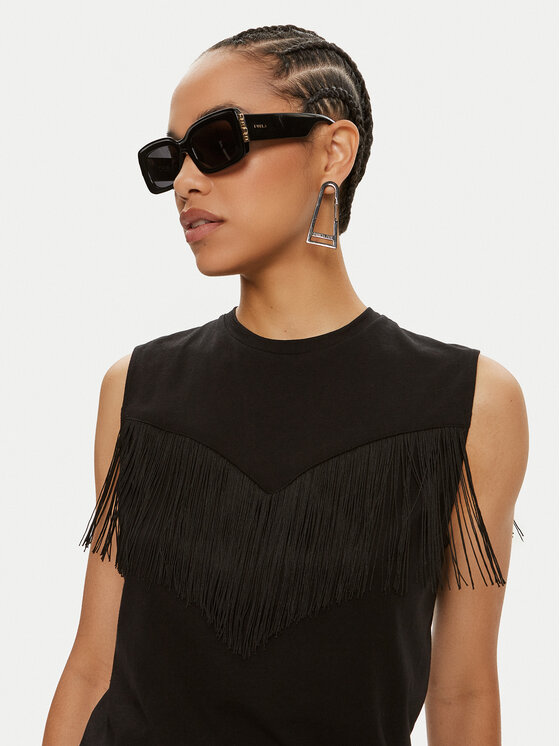 PINKO Pinko Bluză Twilight 103726 A1XS Negru Regular Fit