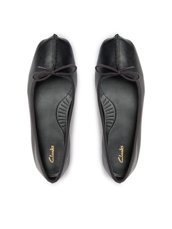 Clarks Clarks Baleríny Freckle Ice 203529294 Čierna