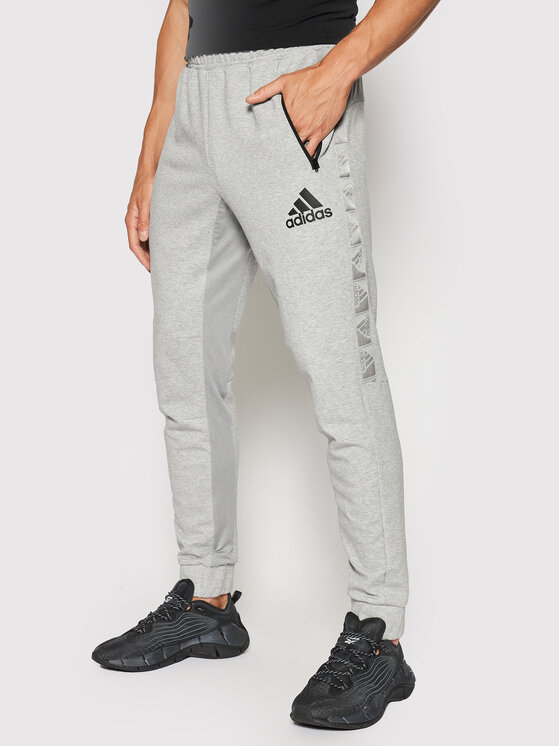 adidas Pantaloni da tuta Designed To Move Sport Motion Logo H28789 Grigio  Regular Fit • Modivo.it
