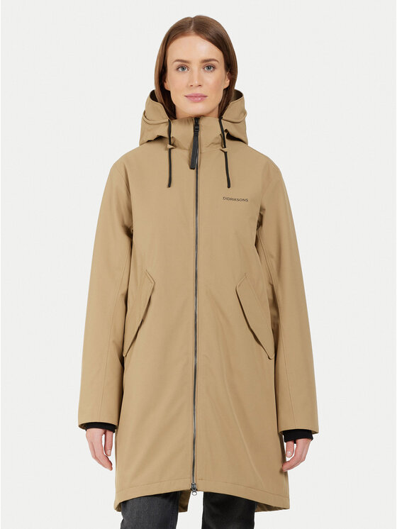 Didriksons Didriksons Hanorac Fia 505372 Bej Relaxed Fit