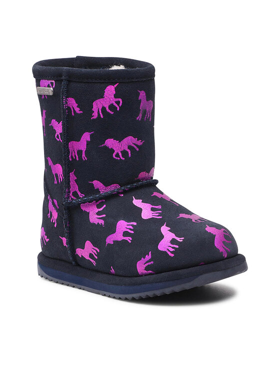 EMU Australia EMU Australia Cizme de zăpadă Rainbow Unicorn Brumby K12373 Negru