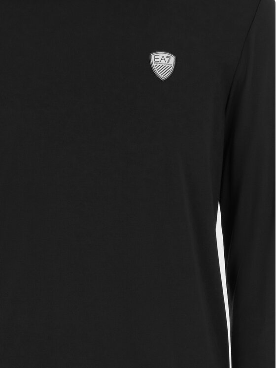 EA7 Emporio Armani EA7 Emporio Armani Longsleeve 8NPT17 PJRGZ 1200 Czarny Regular Fit
