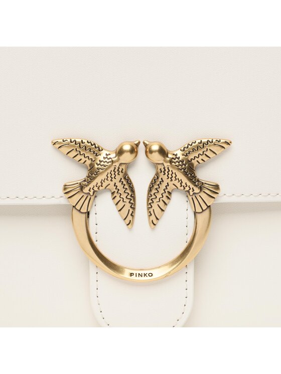 PINKO Pinko Kabelka Love One Top Handle Classic Light PE 23 PLTT 100066 A0F1 Bílá
