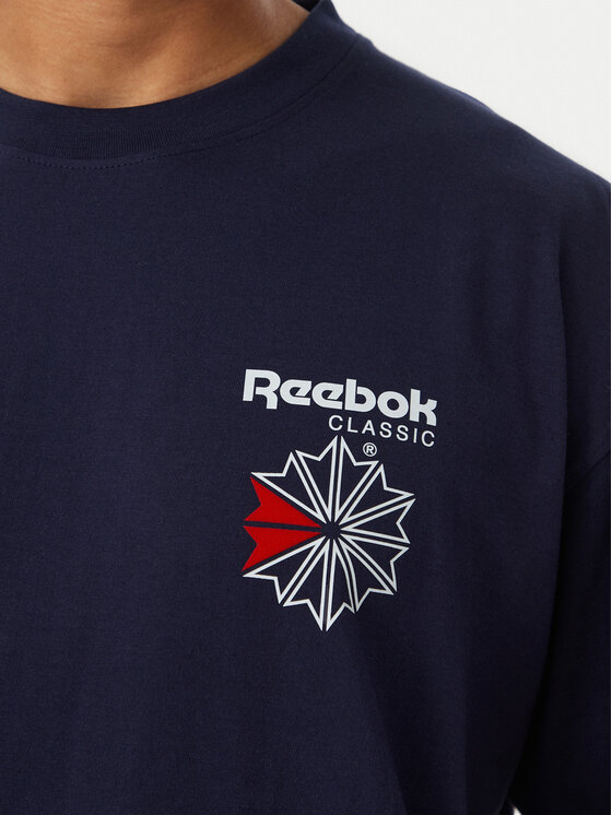 Reebok Reebok Tričko RK25735CCM Tmavomodrá Regular Fit