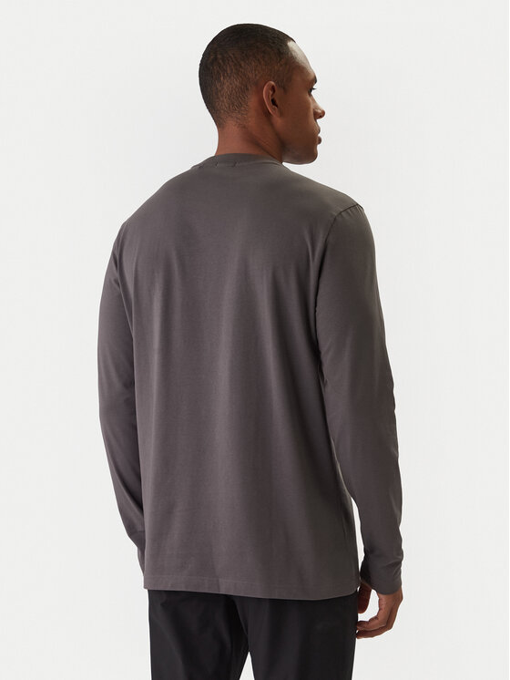 BOSS BOSS Тениска с дълъг ръкав 50506365 Сив Regular Fit