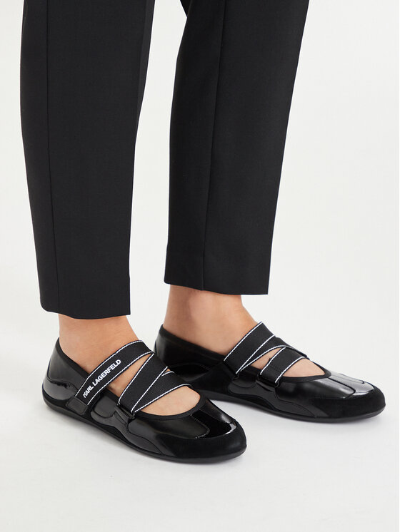 KARL LAGERFELD KARL LAGERFELD Balerina Altia KL66101 Fekete