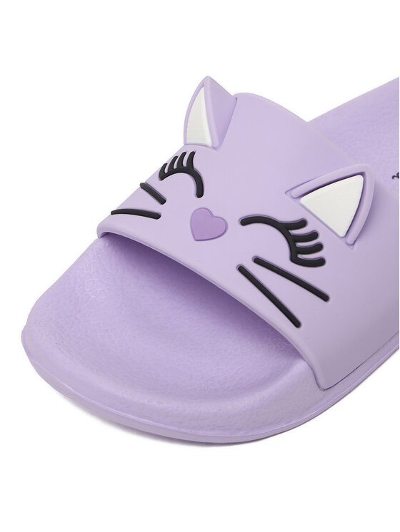 Nelli Blu Nelli Blu Klapki P3040014K Fioletowy