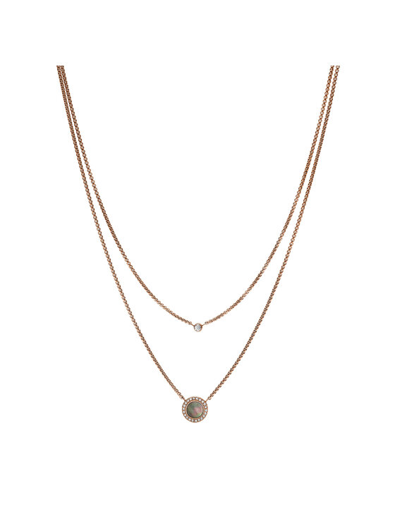 Fossil Fossil Colier Val JF02953791 Auriu