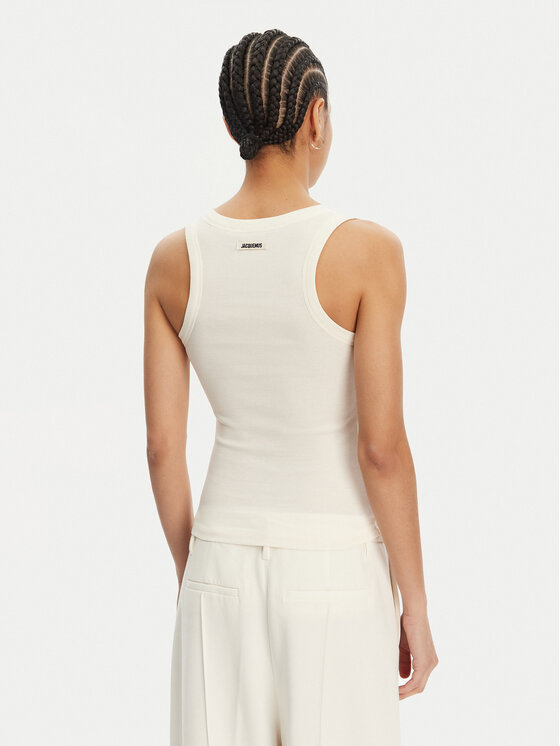 JACQUEMUS JACQUEMUS Топ 241JS158-2032 Écru Regular Fit