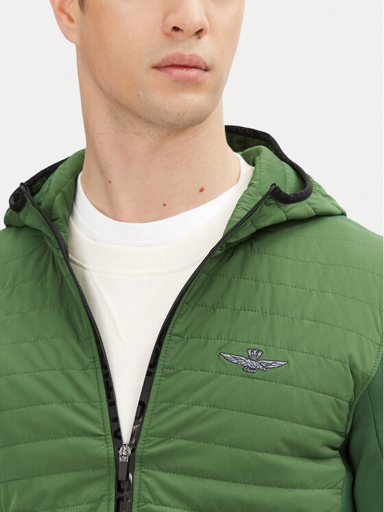 Aeronautica Militare Aeronautica Militare Kurtka przejściowa 251AF498F559 Zielony Regular Fit